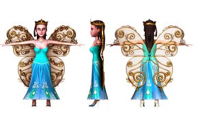 3D fairy angel 3d model model