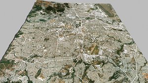 Cityscape Addis Ababa Ethiopia model