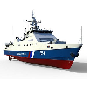 3D Project 22460 Rubin-class patrol boat model