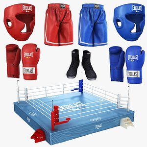 Boxing Ring Equipment Collection 8 in 1