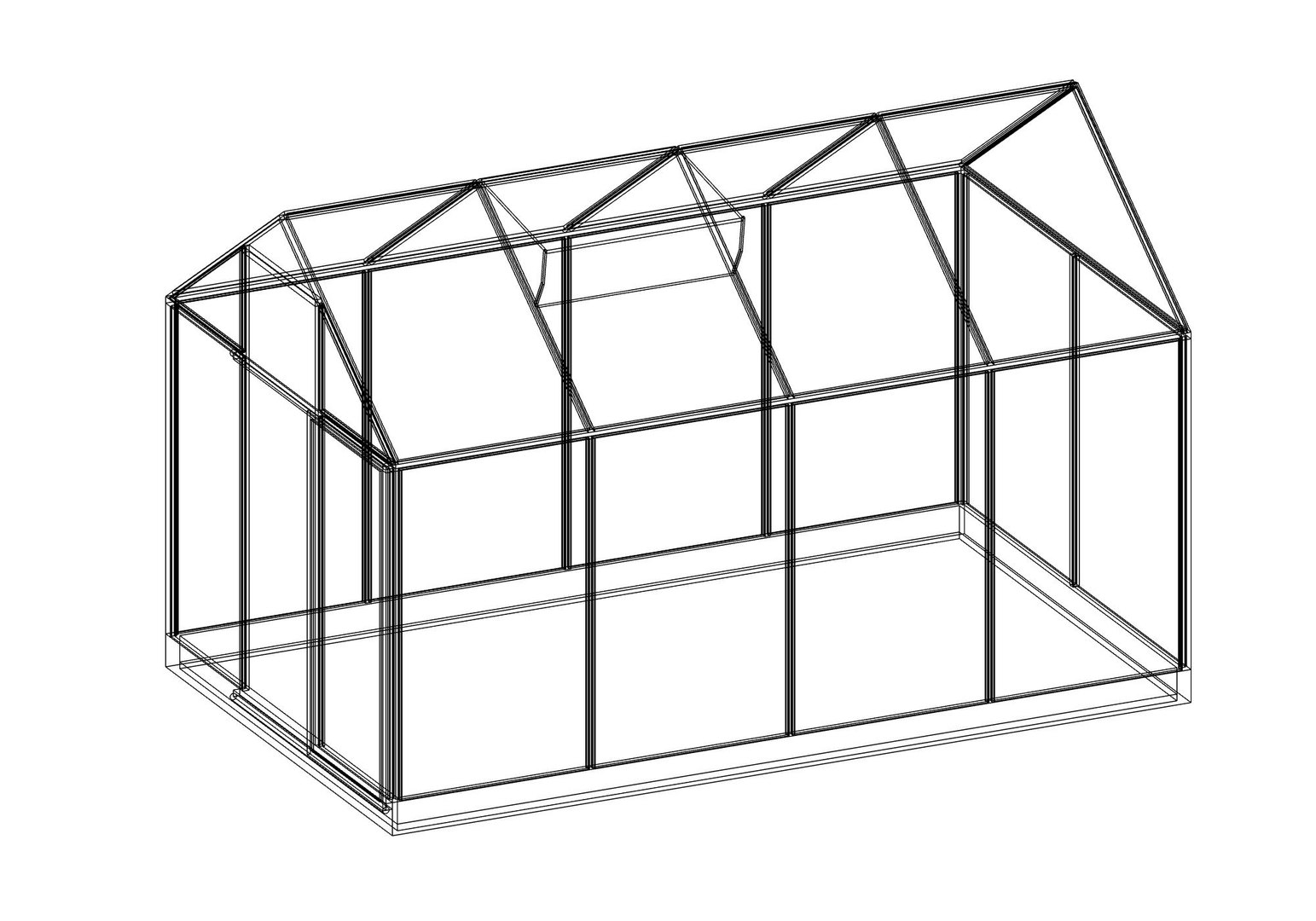 3D Greenhouse For Garden - TurboSquid 1966672