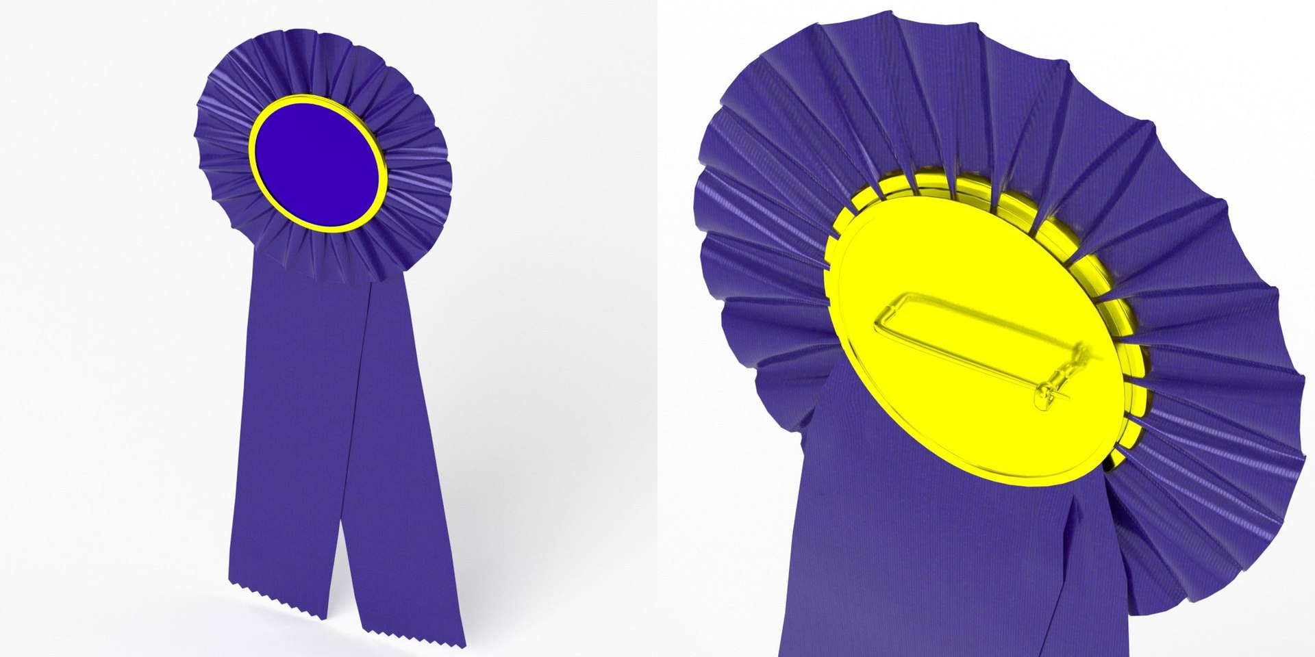 Yellow Award Ribbon