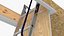 Metal Attic Ladder Rigged