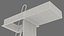 Metal Attic Ladder Rigged