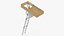 Metal Attic Ladder Rigged