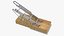 Metal Attic Ladder Rigged