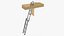 Metal Attic Ladder Rigged