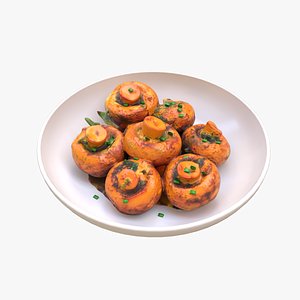 Baked Stuffed Mushrooms With Herbs model