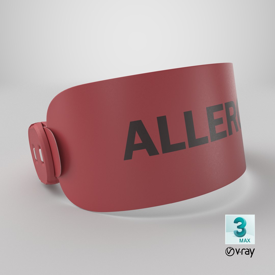 3D Medical Allergy Alert Wristband model https://p.turbosquid.com/ts-thumb/BQ/sNqZLA/O2/stemcell_max_vray_render/png/1783711138/1920x1080/fit_q87/12e0bee30090adc91e554db6ae882b542b3650a2/stemcell_max_vray_render.jpg