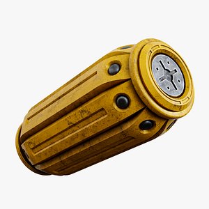 Sci-Fi Grenade Prop Low-poly 3D model