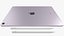 3D Apple iPad Air 13 2024 6th gen WiFi and Cellular with Pencils Purple