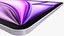 3D Apple iPad Air 13 2024 6th gen WiFi and Cellular with Pencils Purple