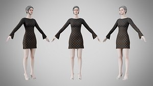 3D Dress 51 Woodsmoke