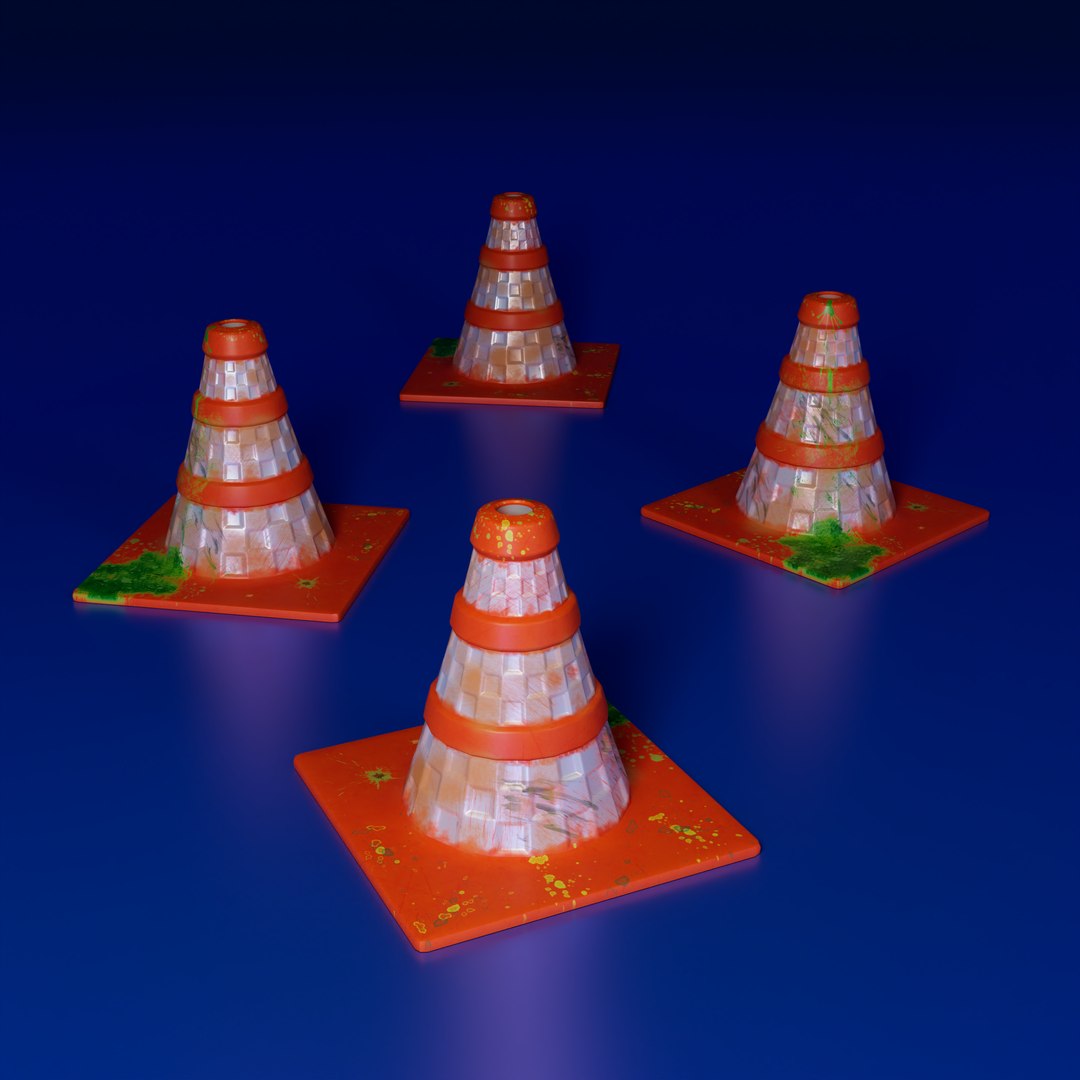 Traffic Cone 3D Model - TurboSquid 1970102