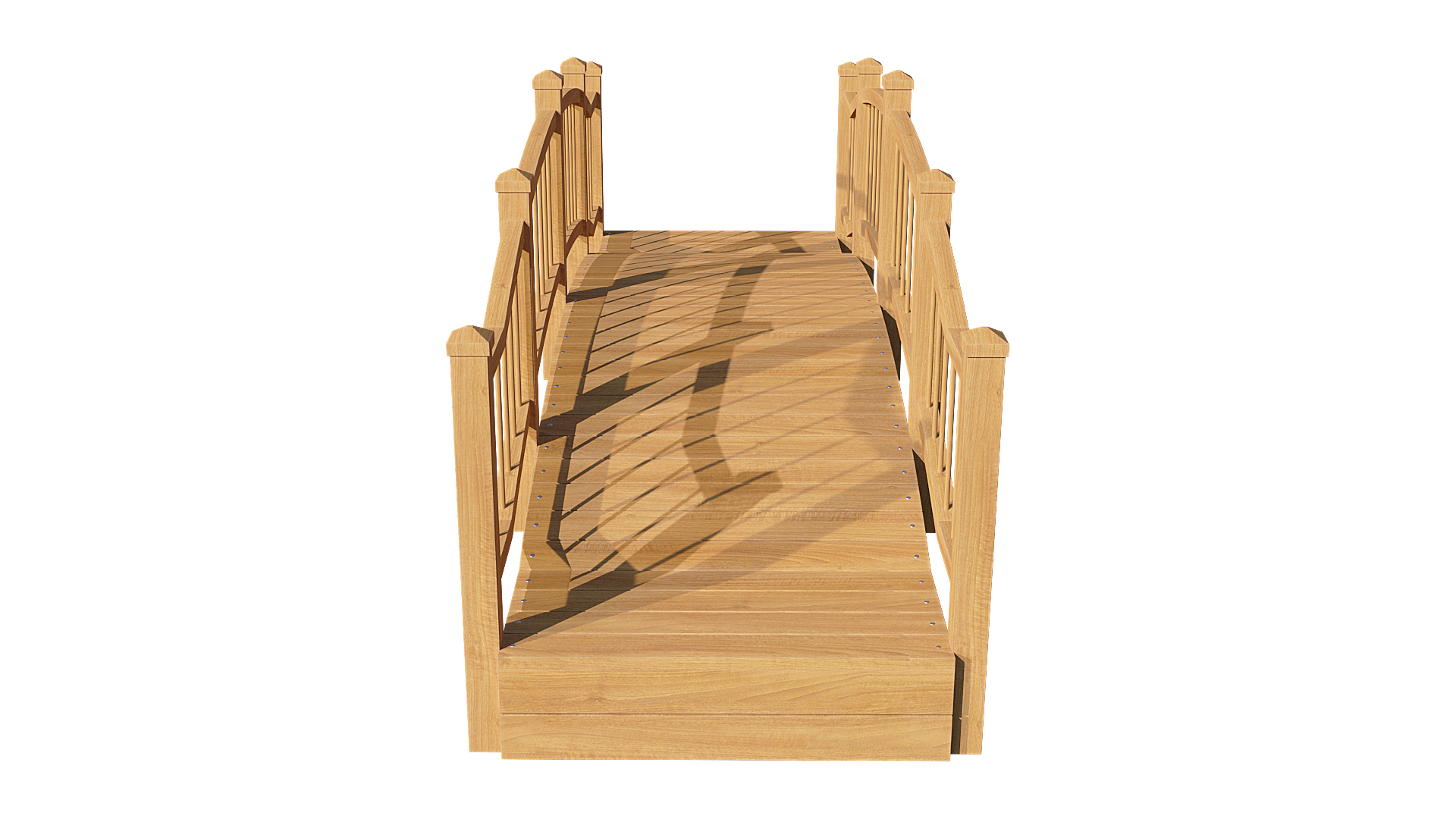 小木桥3d模型