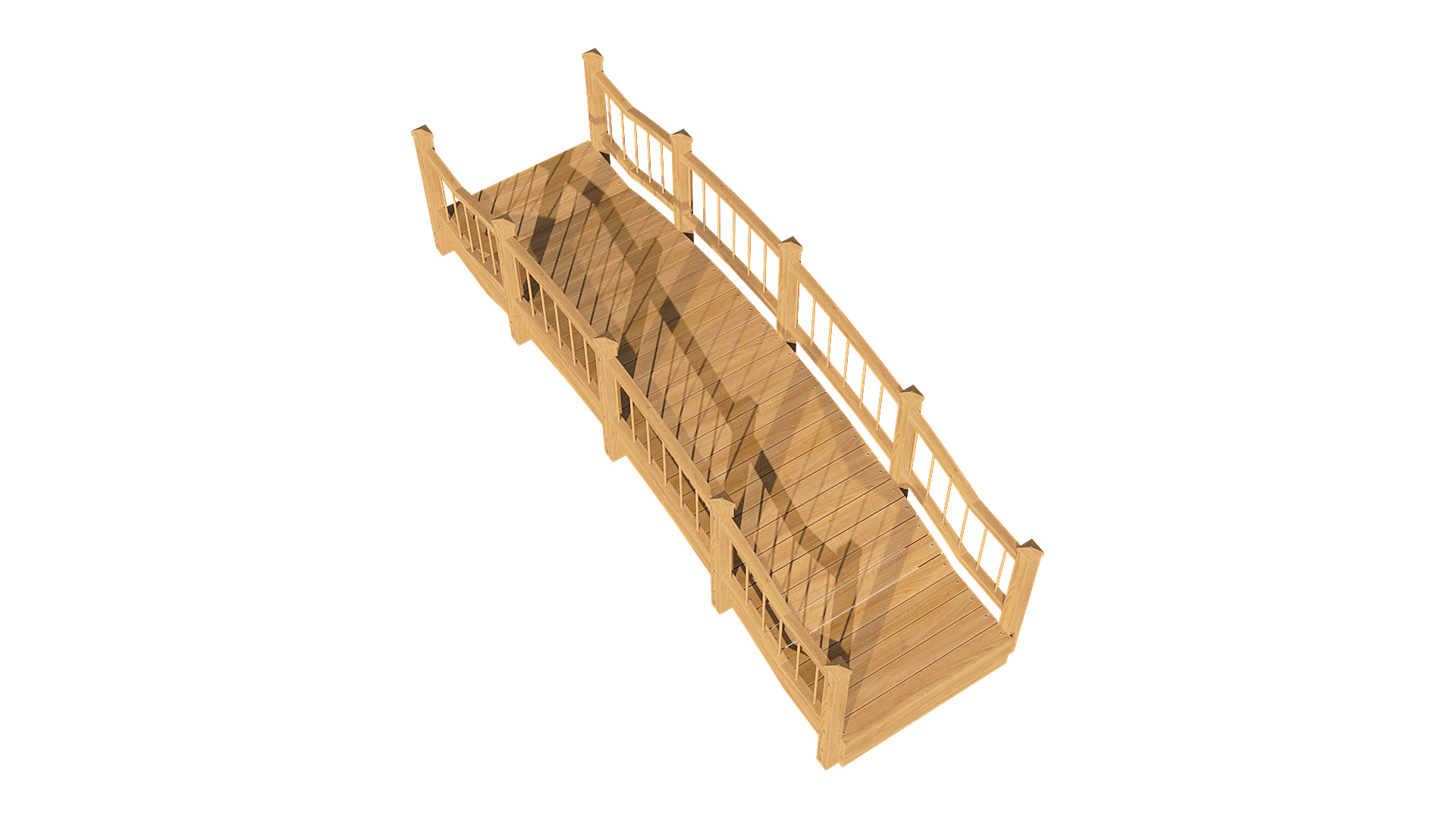 小木桥3d模型