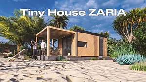 Tiny House Zaria 20m2 basic plans dimensions