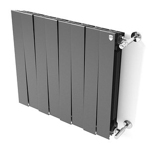 3D bimetallic radiator pianoforte heats model