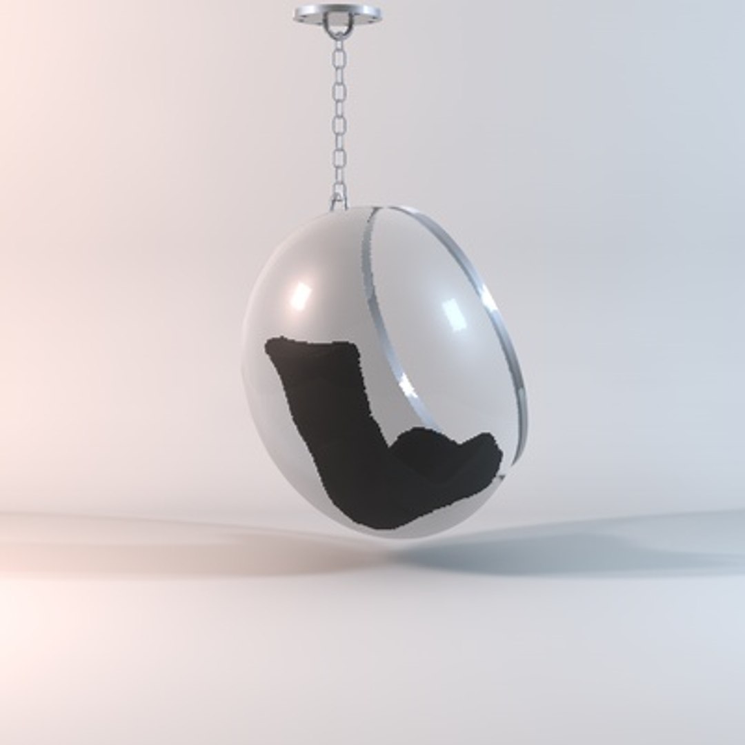 3ds ball chair chain hanging