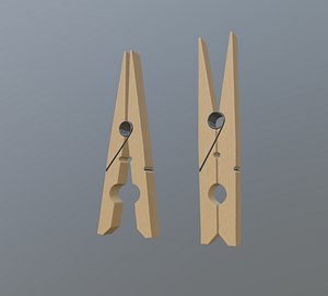 Clothespin 3D Models for Download