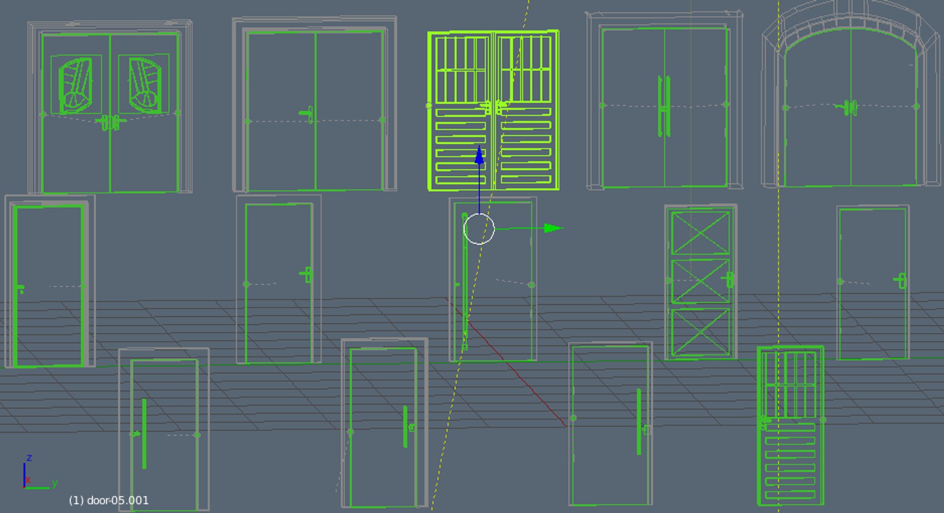 3D 13 doors model https://p.turbosquid.com/ts-thumb/BR/6xbTyF/enJ9RxPY/doorslowpoly/png/1584487253/1920x1080/fit_q87/d3561b07d6913a1bf5cff7b63042d586eae4c531/doorslowpoly.jpg