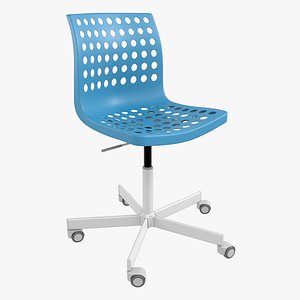 IKEA   Blue   Sporren    Skalberg     Swivel     Chair 3D