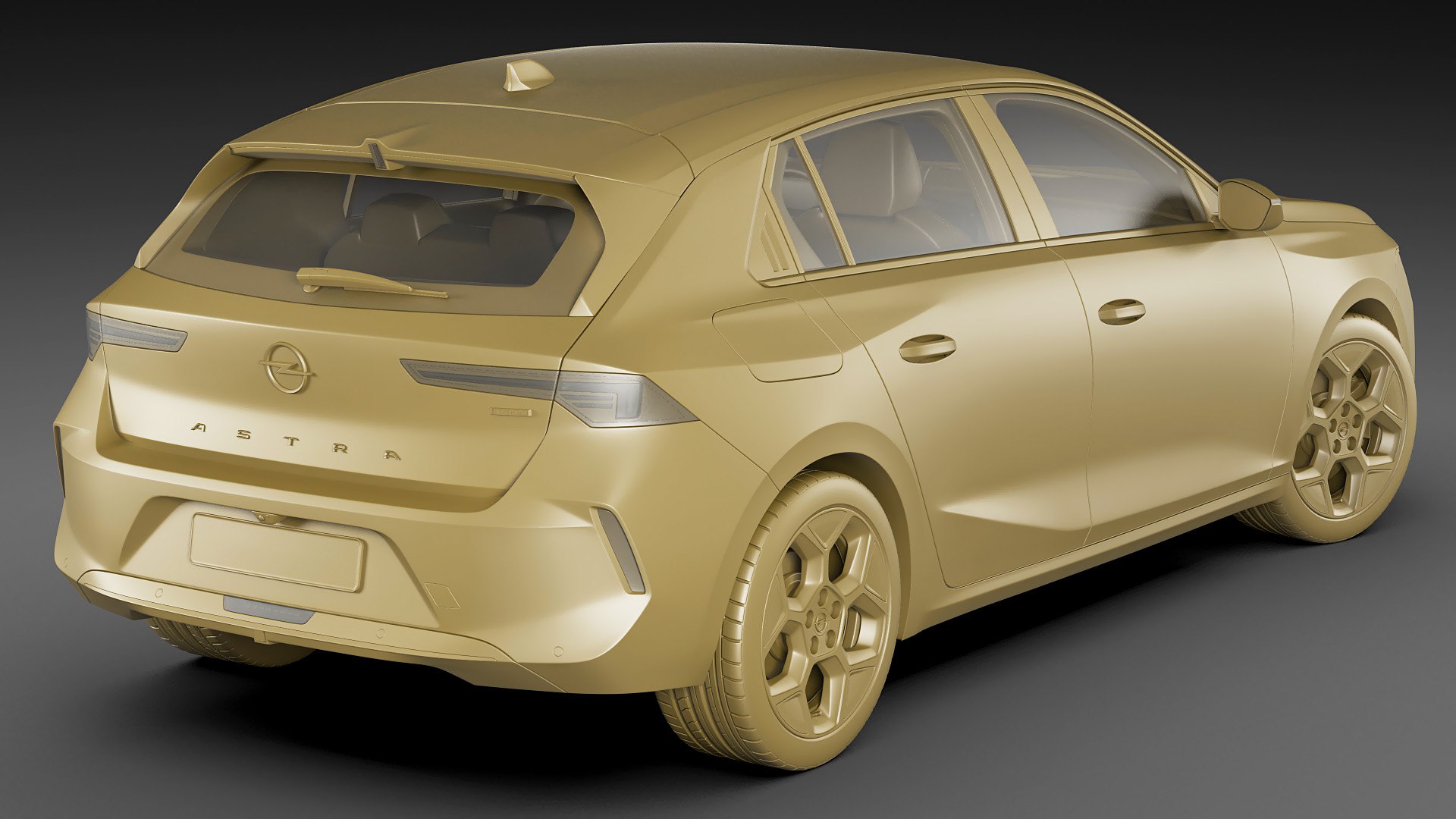 Opel Astra 2022 3D model - TurboSquid 1868931