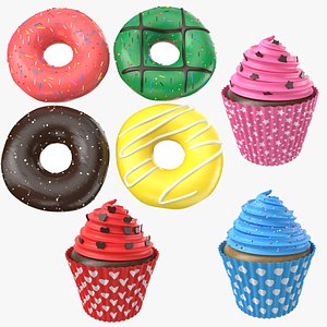 Donuts And Cupcakes Collection