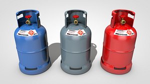 3D model gas tank