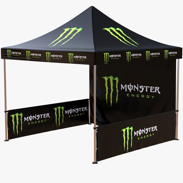 3D commercial capony tent event model