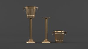 Stainless Steel Standing Ice Bucket