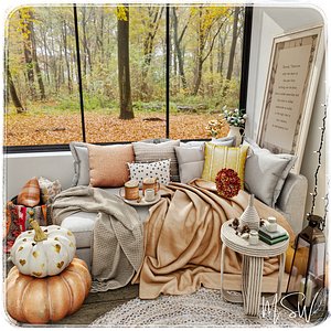 Cozy Nook 4 Blender Scene