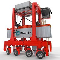 Straddle Carrier for Seaport