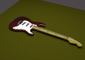 3D guitar music model