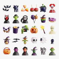 Spooky Halloween 3D Collection