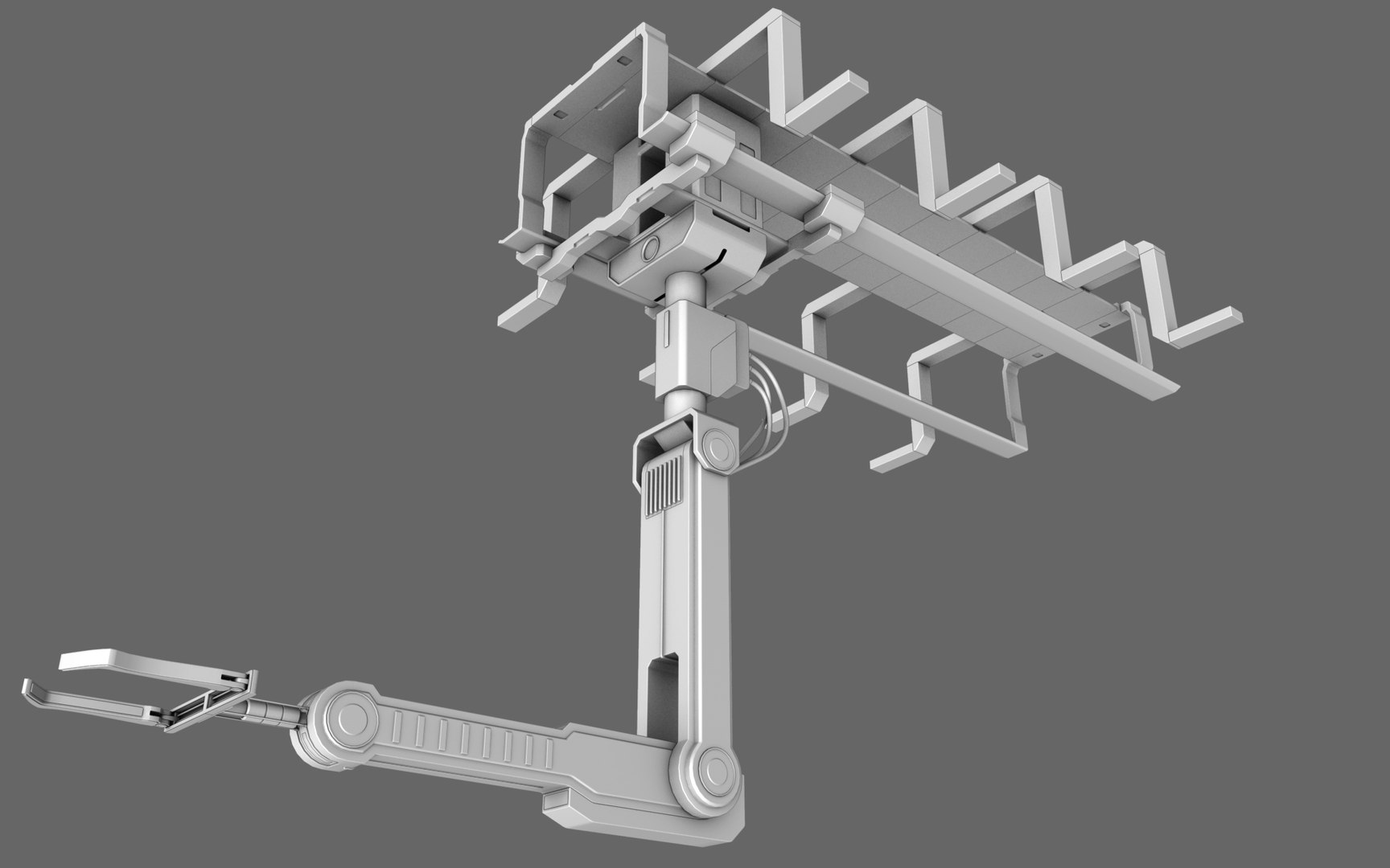 Sci Fi Lab Arm 3d Model