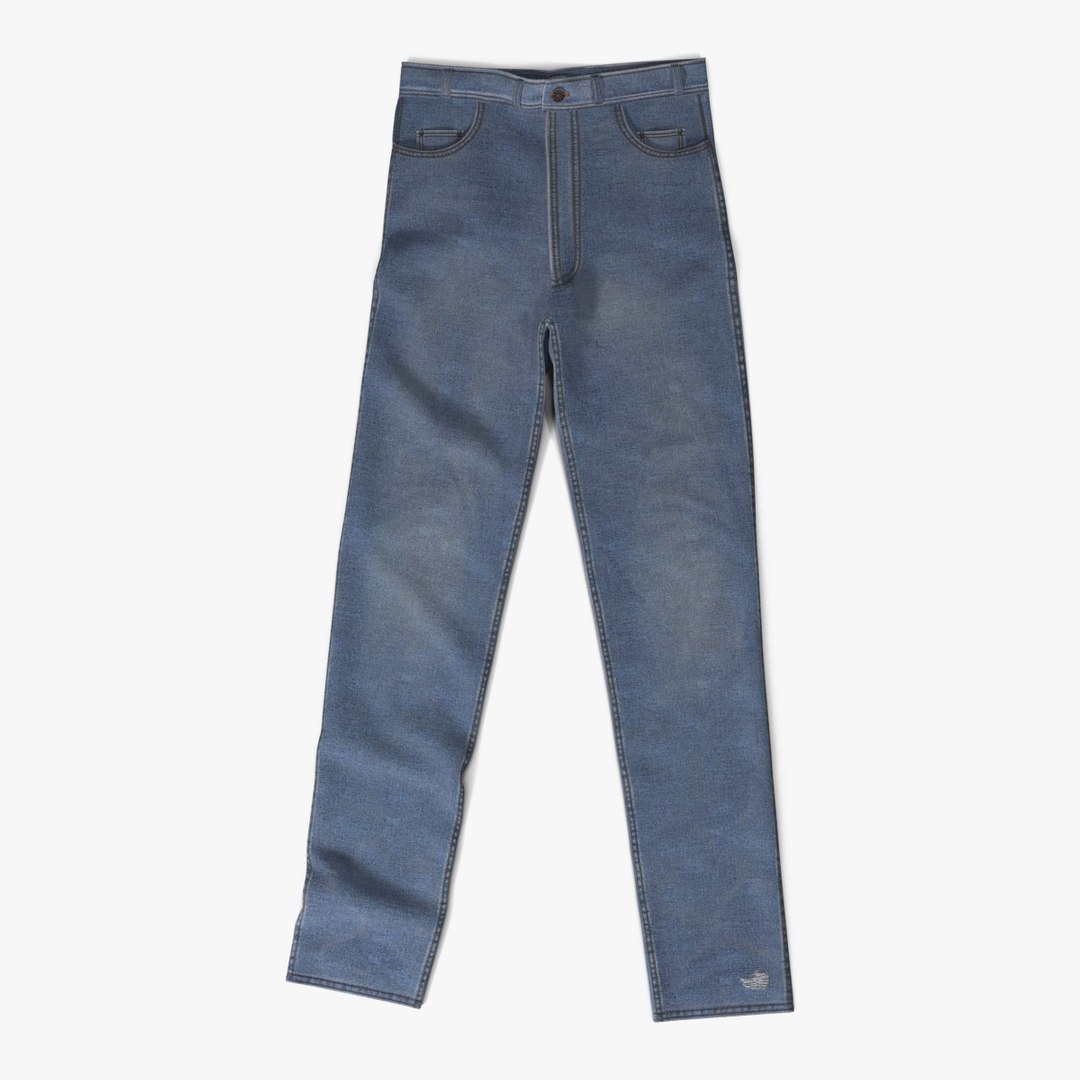 Jeans 4 3D model preview
