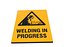 Welding Progress Poster