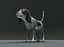 Cartoon Hound Dog 3D 모델