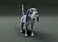 Cartoon Hound Dog 3D 모델