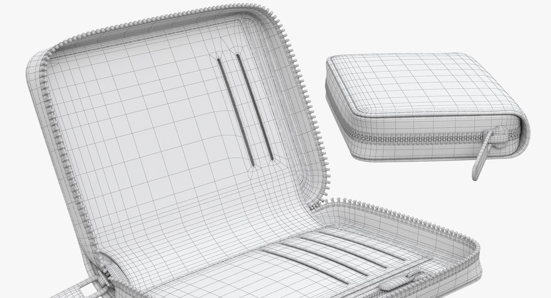 wallet leather 3d model