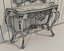 Classic European Style Console Table 4