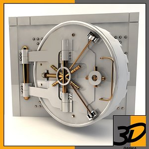 3d model bank vault