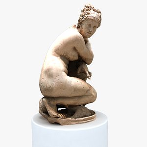 3D greek statue model