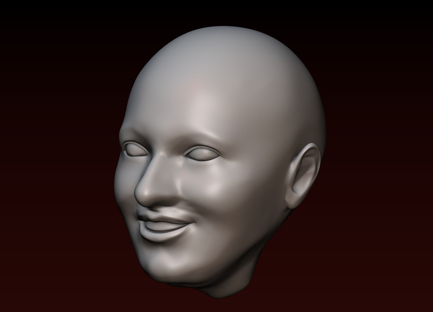 Male Head 21 3D Model - TurboSquid 1890593