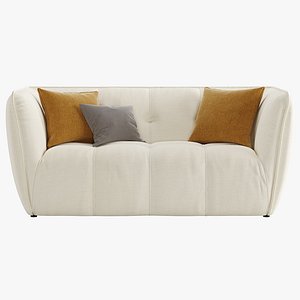 Simone 2 seater Sofa 3D model