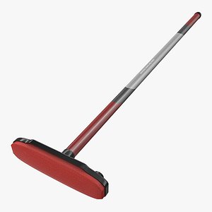 curling broom generic 3D model