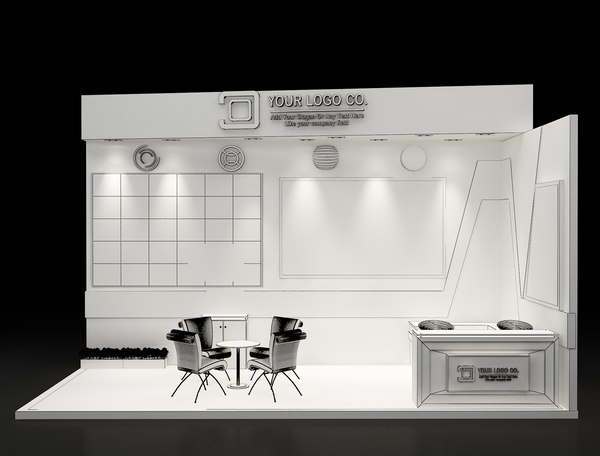 modelo 3d Stand de exposición Stand a620b - TurboSquid 1952124