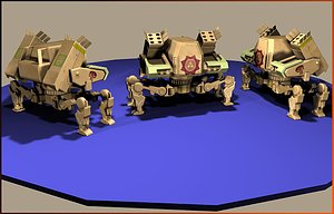 4-legged aryllery mecha v2