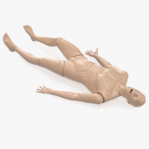 CPR First Aid Training Manikin Laying Pose